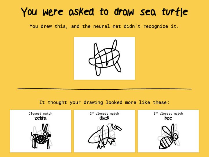 Fahrenheit Mellemøsten Over hoved og skulder Let A Computer Guess What You're Drawing In This High-Tech Pictionary Game  | HuffPost Entertainment