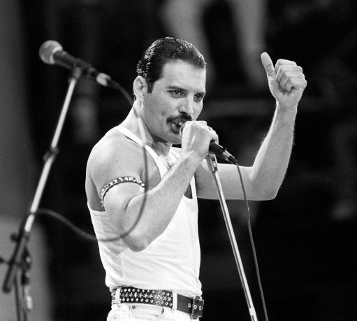 QUEEN Freddie Mercury Photo 1985 live rare collector's agfa 