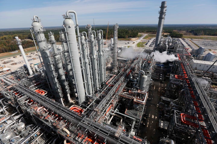 A section of the Mississippi Power Co. carbon capture power plant.