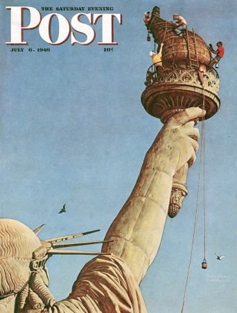 “Statue of Liberty” by Norman Rockwell [1946]