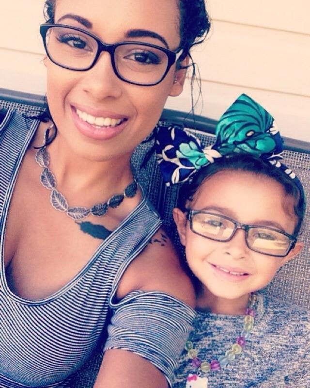 Audrey and her daughter Riley.