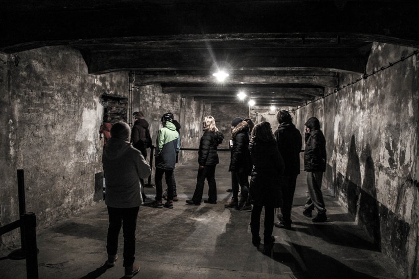 Surviving gas chamber. Who knows how many men, women, and even babies were murdered here...