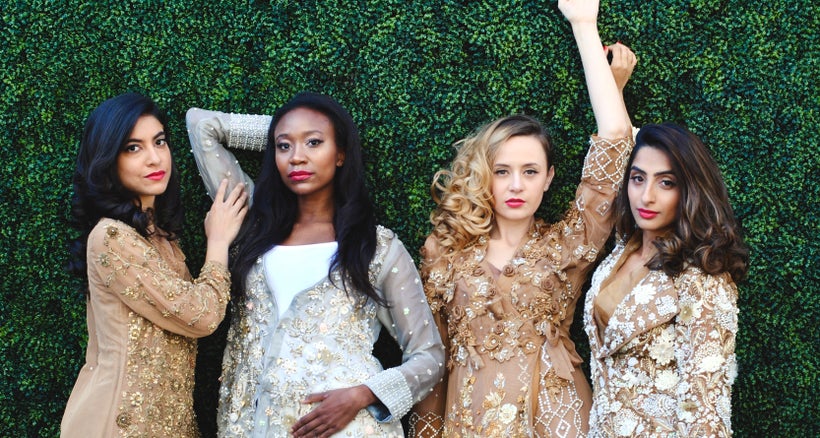 Mallika Punwani, Allie George, Fitore Miftari, and Nimra Zaman