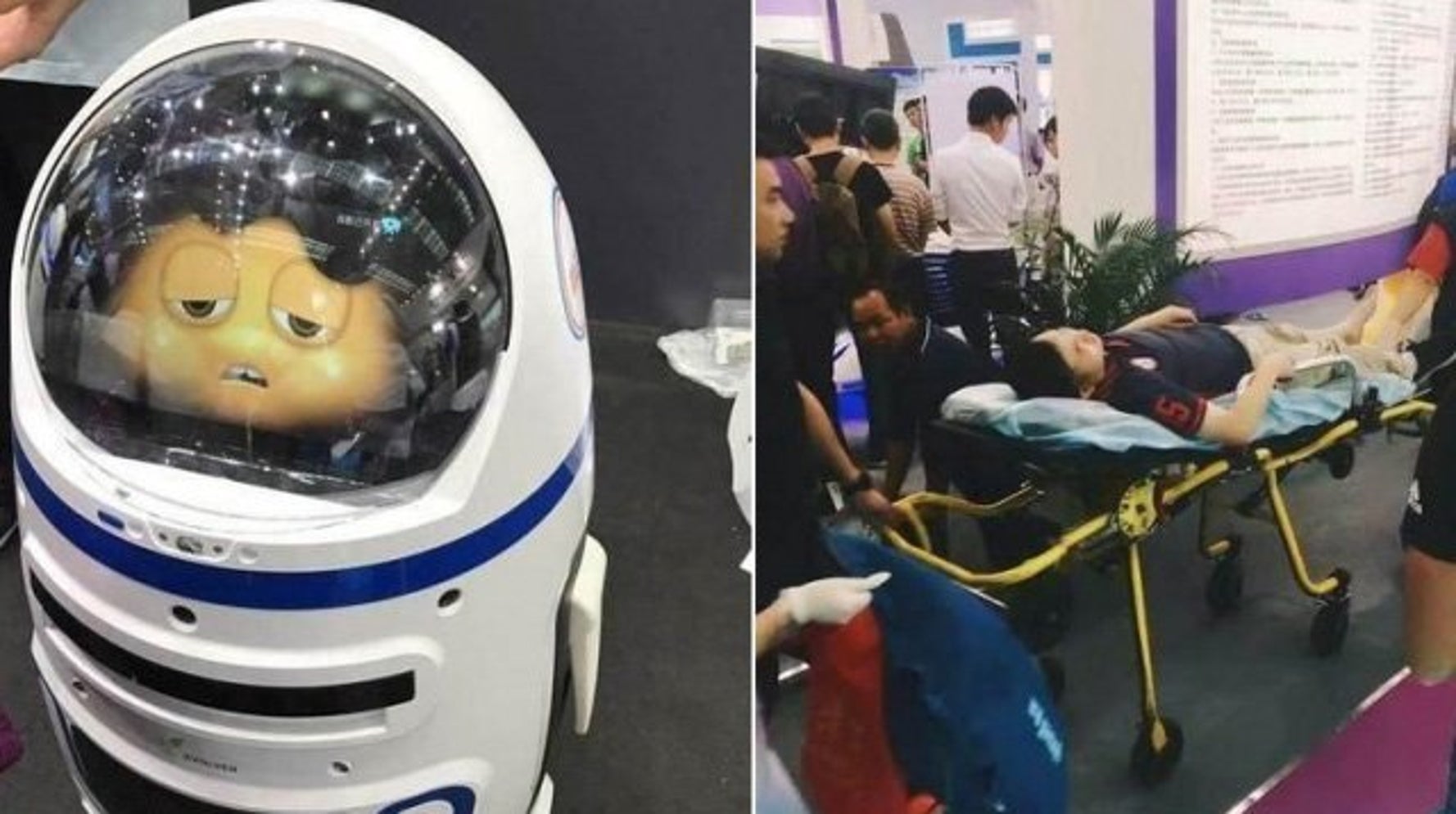Diktere administration Tak Little Chubby' Robot Goes Rogue; 1 Injured In Bizarre Incident | HuffPost Weird News Diktere administration Tak Little Chubby' Robot Goes Rogue; 1 Injured In Bizarre Incident | HuffPost Weird News