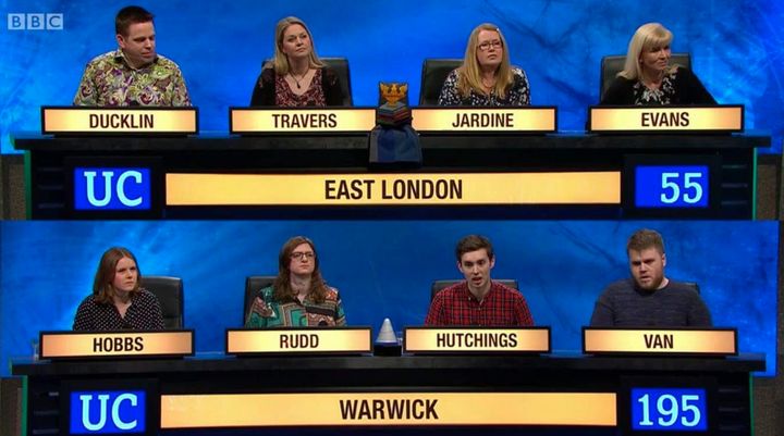 Viewers were delighted to see five female contestants on University Challenge last night