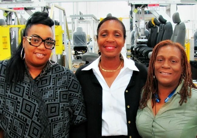 The ladies of Integrated Manufacturing & Assembly: Shakina Murphy, Jacqueline Daniels and Terrena Long.