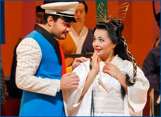 Vincenzo Costanzo (as Pinkerton) and Lianna Haroutounian