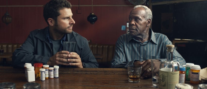 James Roday as Dan Schauble & Danny Glover as his best friend Bob.