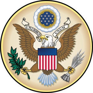 Seal of the United States.