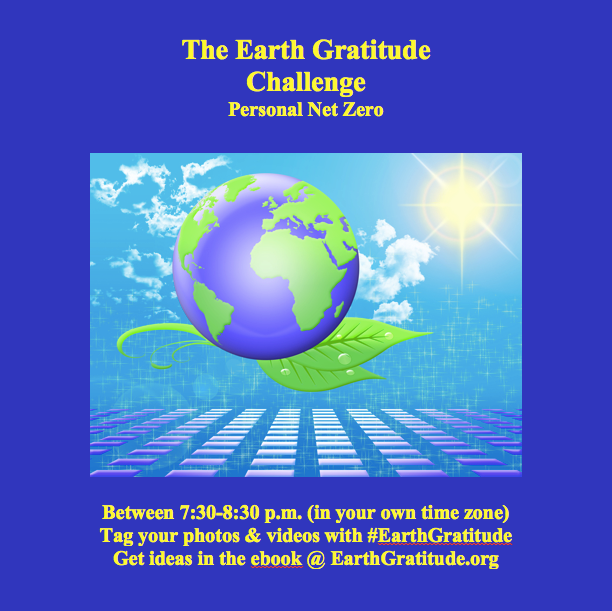 Take the #EarthGratitude Challenge this #Thanksgiving.
