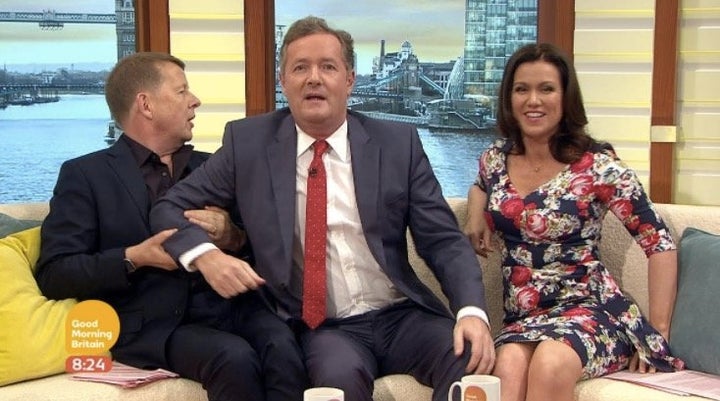 <strong>Bill Turnbull and Susanna Reid were reunited on 'Good Morning Britain'</strong>