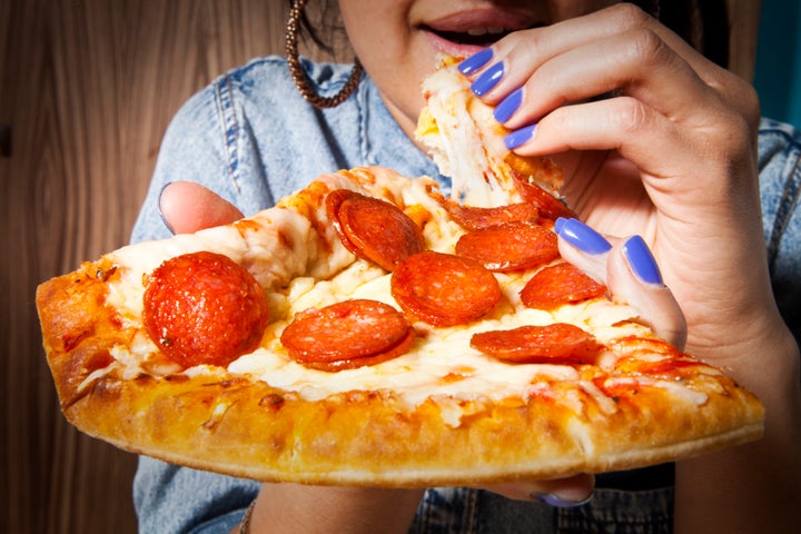 <strong>The girl tried to use a slice of pizza as ID when getting into a bar</strong>