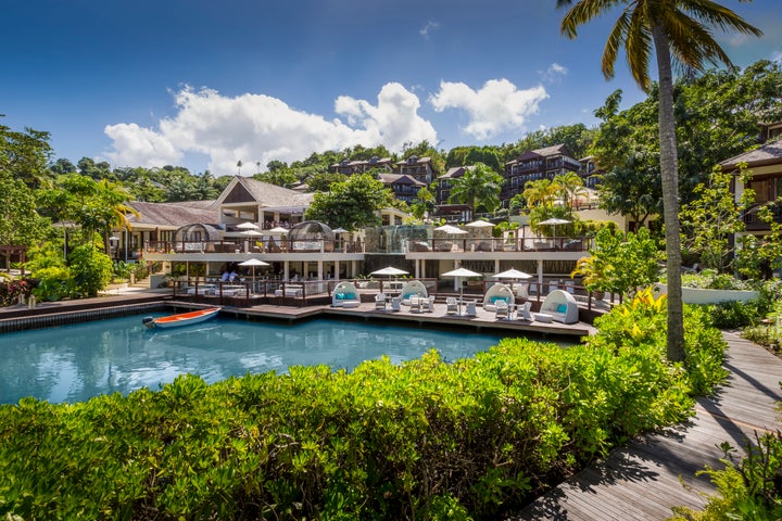 <p>Marigot Bay, Saint Lucia</p>