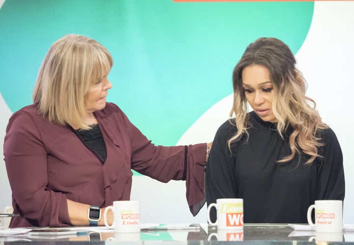 Rebecca Ferguson broke down on 'Loose Women'