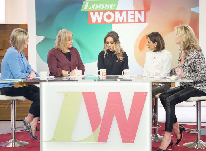 The 'Loose Women' all supported Rebecca