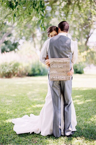 <strong>5. Savor a quiet moment together. </strong> Soak in your surroundings — the stunning reception space that took months to plan, friends and family busting a move on the dance floor, that giddy look on your husband's face that says, "We finally did it." <br><br><strong>Related:</strong><a href="http://www.bridalguide.com/planning/wedding-reception/romantic-wedding-ideas" target="_blank" role="link" rel="nofollow" class=" js-entry-link cet-external-link" data-vars-item-name="35 Romantic Ideas for Your Wedding Reception" data-vars-item-type="text" data-vars-unit-name="5835c410e4b0a79f7433b31f" data-vars-unit-type="buzz_body" data-vars-target-content-id="http://www.bridalguide.com/planning/wedding-reception/romantic-wedding-ideas" data-vars-target-content-type="url" data-vars-type="web_external_link" data-vars-subunit-name="article_body" data-vars-subunit-type="component" data-vars-position-in-subunit="3">35 Romantic Ideas for Your Wedding Reception</a>