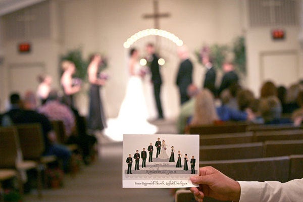 <p><strong>14. Give your bridal party kudos in your wedding program. </strong></p><p>Explain what their relationship is to you (a sister, friend, coworker) and include a few fun facts about them.</p>