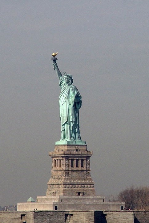 If the USA bans Muslims from coming to our country, should we change the engraving on the Statue of Liberty?