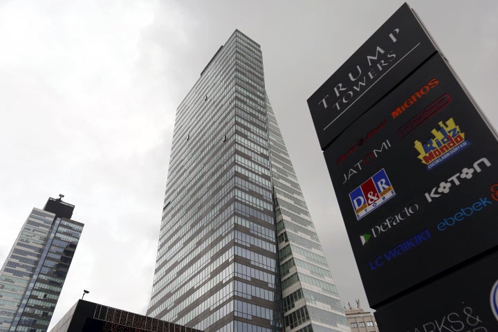 Trump Towers Istanbul are conjoined office and residence towers with a shopping mall.