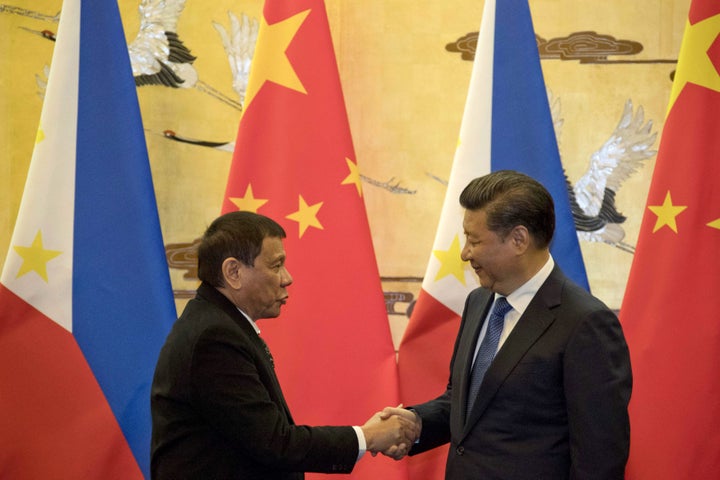 Duterte has indicated he may move his country closer to China.