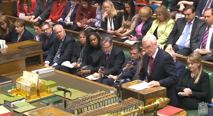 The eyes have it: Most Labour MPs seem more interested in their phones than what John McDonnell is saying