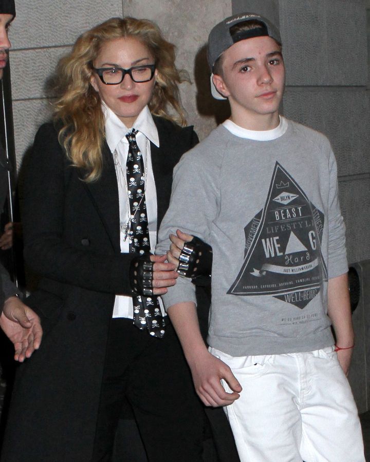 Madonna with son Rocco Ritchie