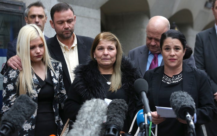 The family of Port’s final victim, Jack Taylor, plan to sue police; Taylor's sisters Jenny (left) and Donna flank his mother, Jeanette