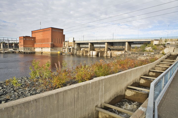 Hydroelectric plants like this one provide much of Finland's energy.