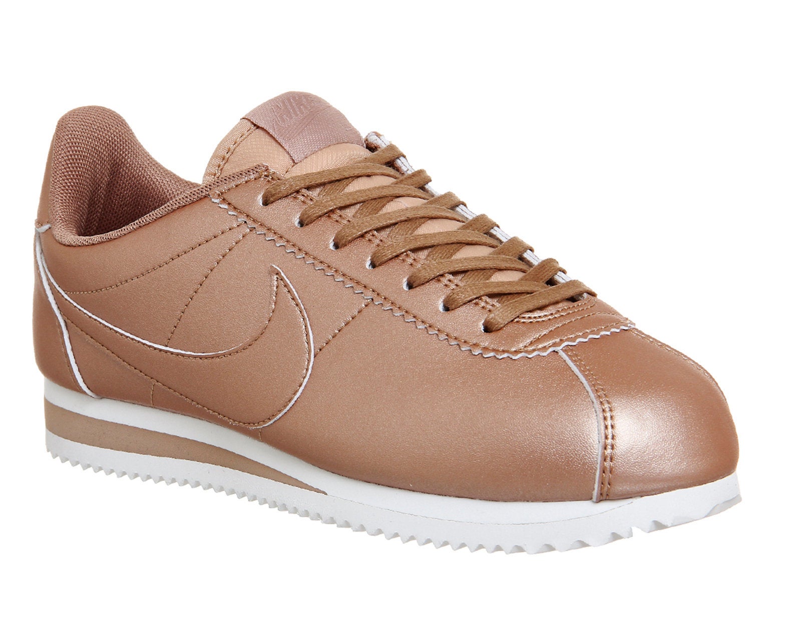 office rose gold trainers