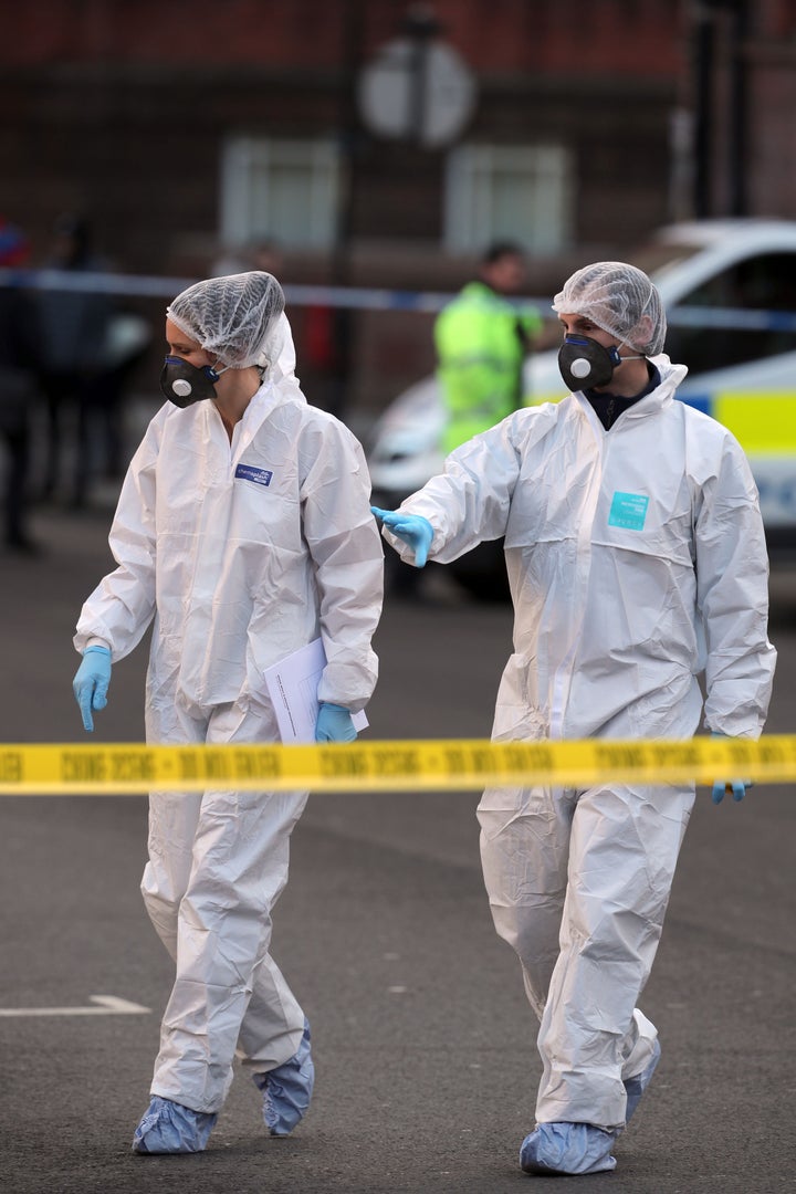 <strong>A knife has been recovered at the scene </strong>