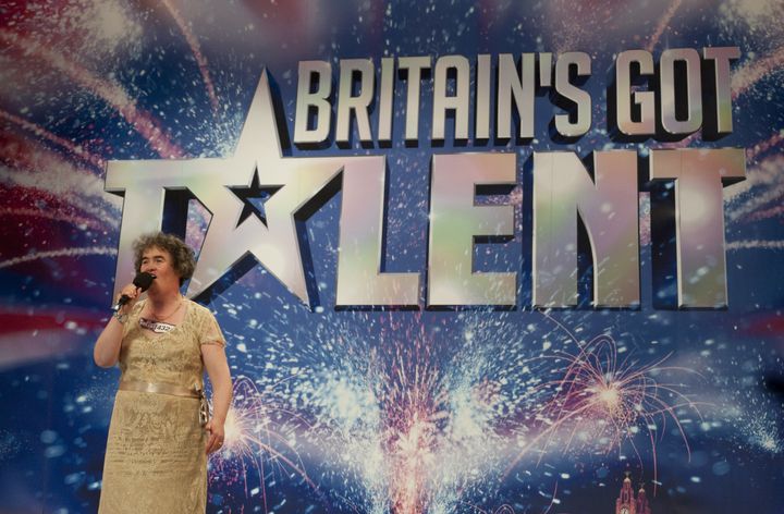 <strong>Susan performs 'I Dreamed A Dream' for the 'BGT' judges</strong>