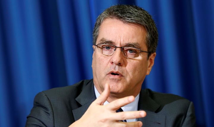 World Trade Organization chief Roberto Azevedo said President-elect Donald Trump hasn't indicated plans to withdraw the U.S. from the group.