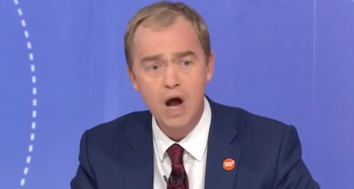 Farron said Farage did not speak for the majority of British people