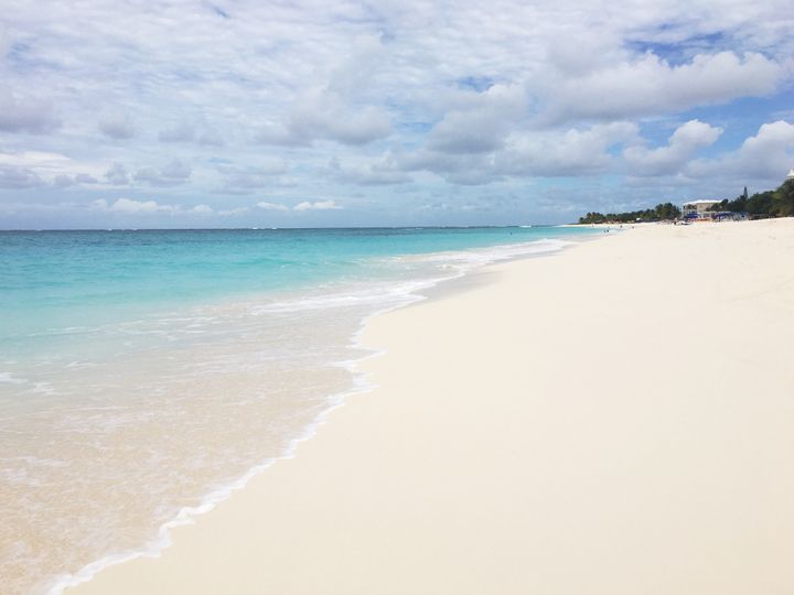 Check out the white sands at Shoal Bay East