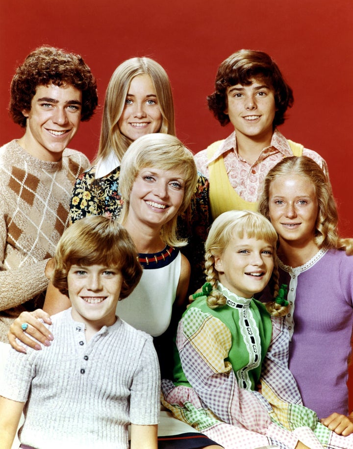 In character on 'The Brady Bunch'