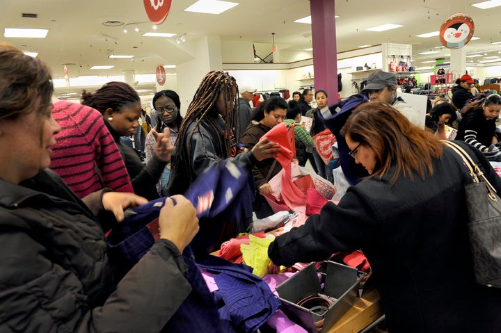 <strong>Chaotic scenes during Black Friday last year</strong>