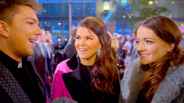 Matt Terry, Saara Aalto and Emily Middlemas at the ITV Gala