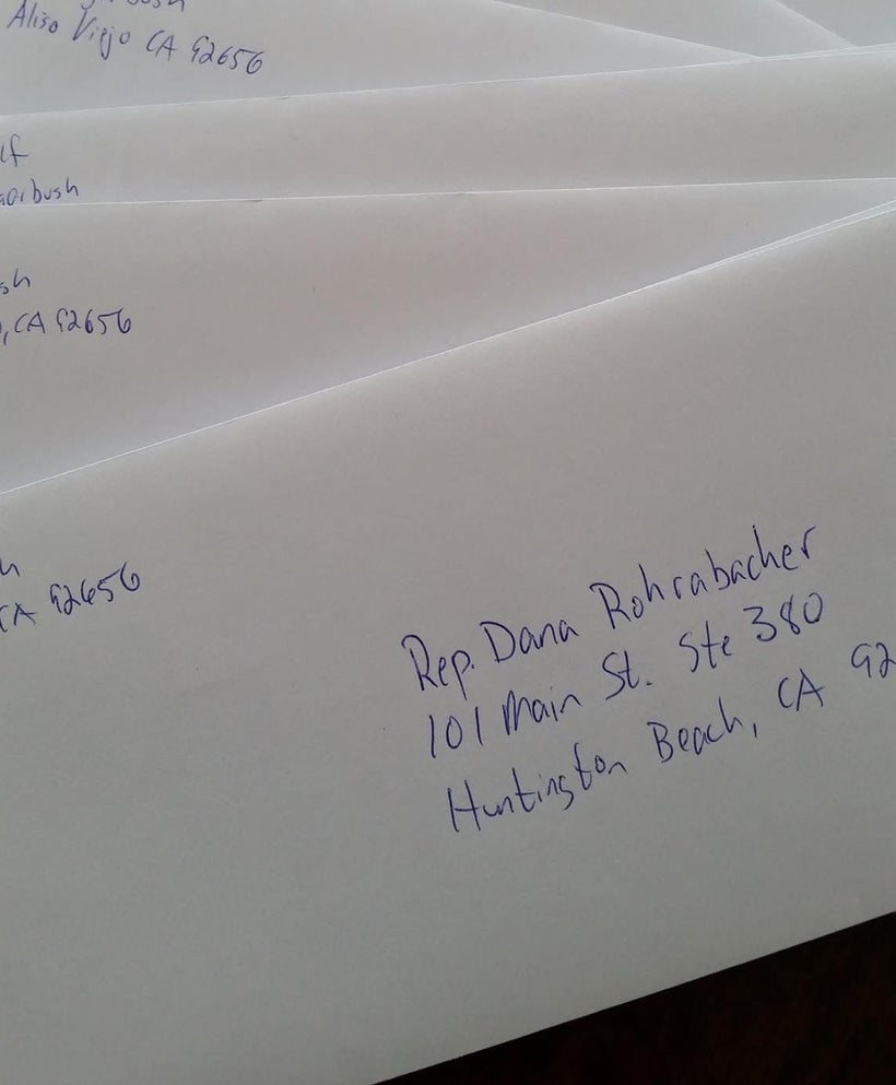 Letters, I send letters, I send stacks and stacks of letters....