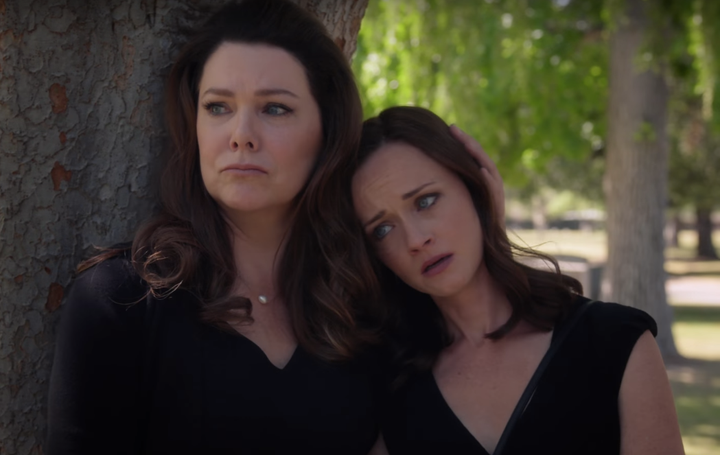 Lauren Graham and Alexis Bledel in "Gilmore Girls: A Year in the Life."