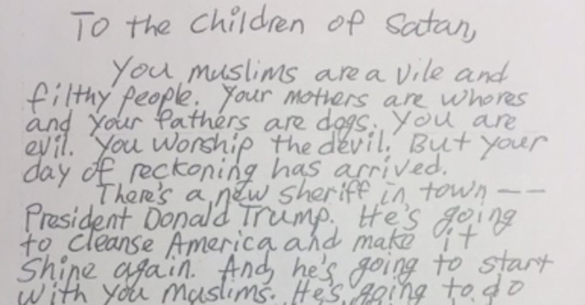 More Mosques Receive Letter Threatening Genocide As Police Close In On ...