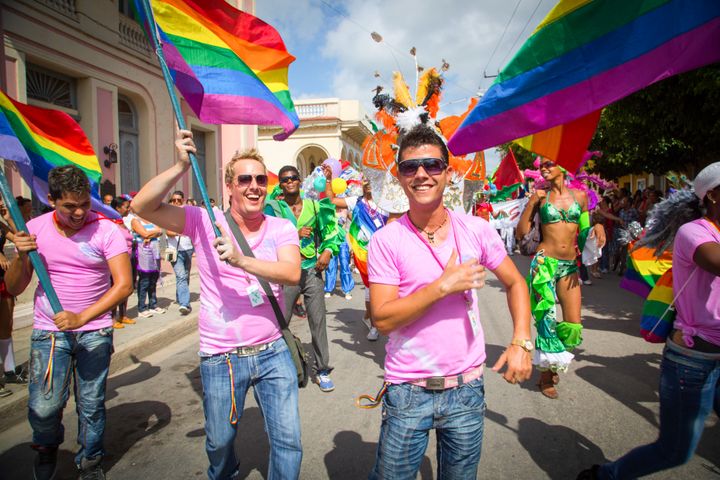 Pride parade in Cuba.
