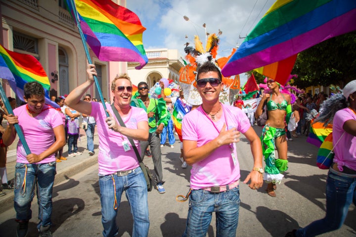 Pride parade in Cuba.