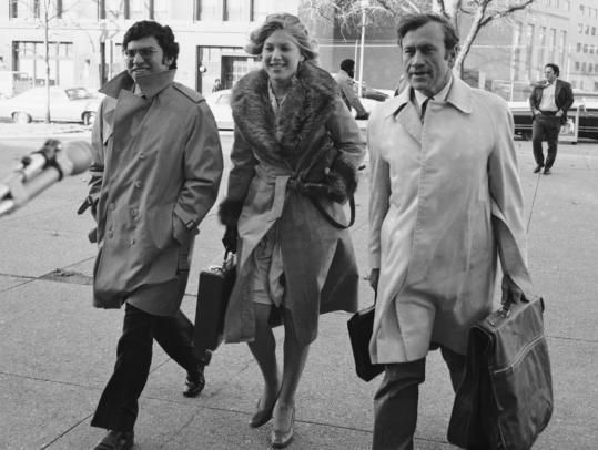 Watergate prosecutors, Jill Wine Volner in the middle, 1974
