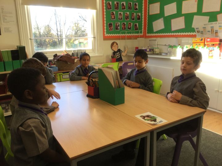 Boys at Bickley Park School in a mindfulness session