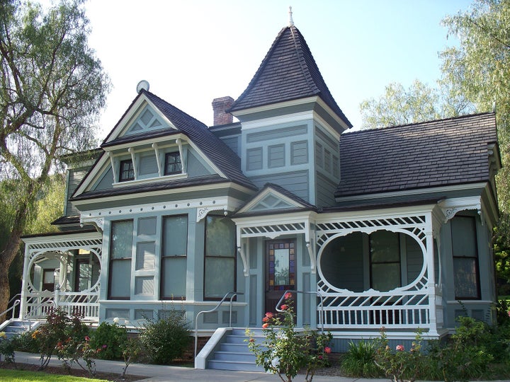 <p>Stick-Eastlake Victorian style home</p>