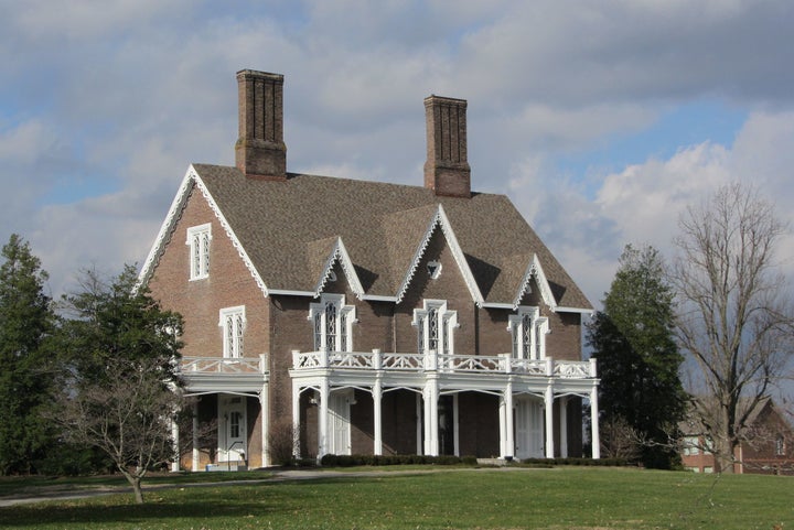 <p>Gothic Victorian style home</p>