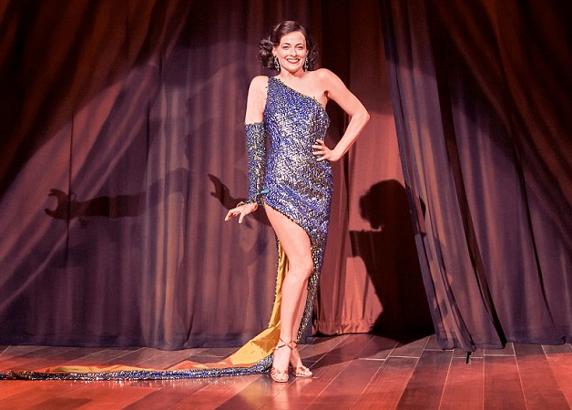 <strong>Lara Pulver plays stage-shy Louise who transforms into seductive stripper Gypsy Rose Lee in the stage version of 'Gypsy', now available on DVD</strong>