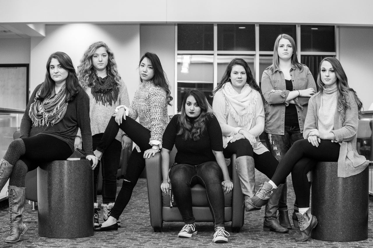 From left to right: Cassie, Jennifer, Risa, Jacqueline, Megan, Alexis, and Sarah.