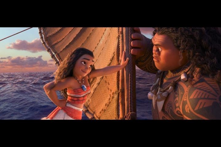 The Ocean Chose Me - Maui Moana Disney Movie Character Maui and