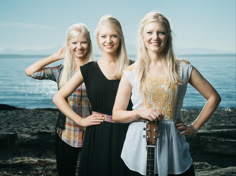 Left to right: Solana, Willow, and Greta Gothard.